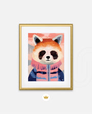 Winter Raccoon Charm