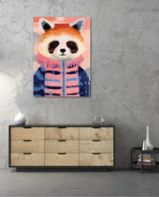 Winter Raccoon Charm