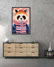 Winter Raccoon Charm