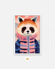 Winter Raccoon Charm