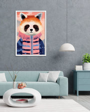 Winter Raccoon Charm