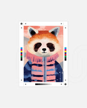 Winter Raccoon Charm