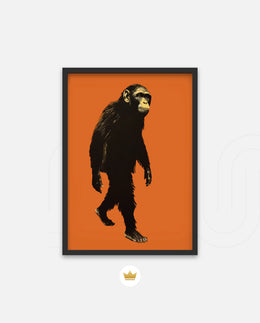 Midnight Chimp Silhouette