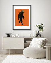 Midnight Chimp Silhouette