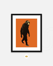 Midnight Chimp Silhouette