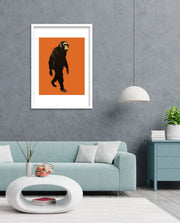 Midnight Chimp Silhouette