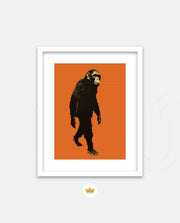 Midnight Chimp Silhouette