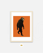 Midnight Chimp Silhouette