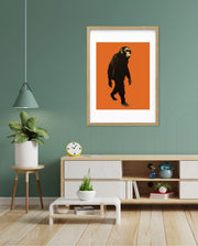 Midnight Chimp Silhouette