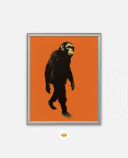 Midnight Chimp Silhouette