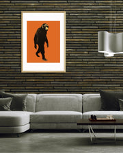 Midnight Chimp Silhouette