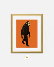 Midnight Chimp Silhouette