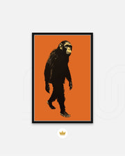 Midnight Chimp Silhouette