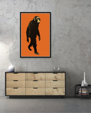 Midnight Chimp Silhouette