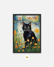 Midnight Bloom Cat