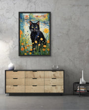 Midnight Bloom Cat