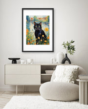 Midnight Bloom Cat