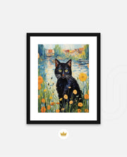 Midnight Bloom Cat