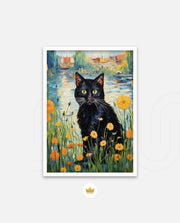 Midnight Bloom Cat