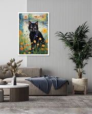 Midnight Bloom Cat
