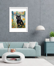 Midnight Bloom Cat