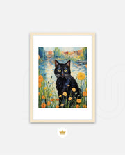 Midnight Bloom Cat