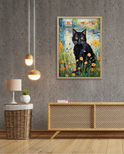 Midnight Bloom Cat