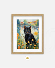 Midnight Bloom Cat