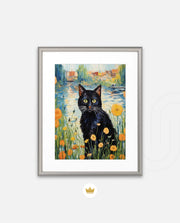 Midnight Bloom Cat