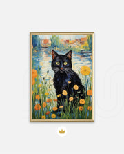 Midnight Bloom Cat