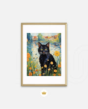 Midnight Bloom Cat