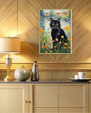 Midnight Bloom Cat