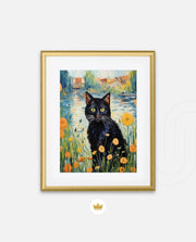 Midnight Bloom Cat