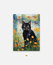 Midnight Bloom Cat