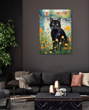 Midnight Bloom Cat