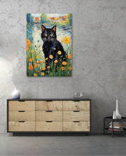 Midnight Bloom Cat