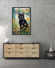 Midnight Bloom Cat