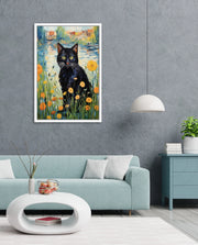 Midnight Bloom Cat