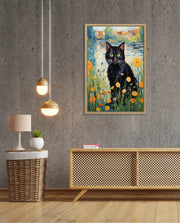 Midnight Bloom Cat