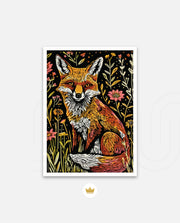 Wildflower Fox Reverie