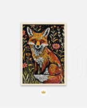 Wildflower Fox Reverie