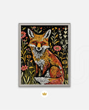 Wildflower Fox Reverie