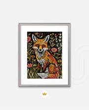 Wildflower Fox Reverie