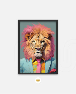 Pastel King Portrait