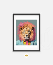 Pastel King Portrait