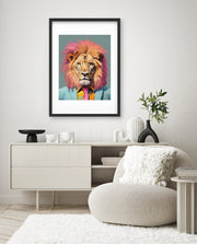 Pastel King Portrait