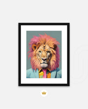 Pastel King Portrait