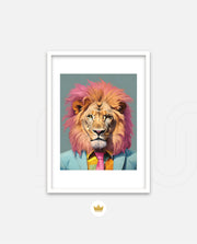 Pastel King Portrait