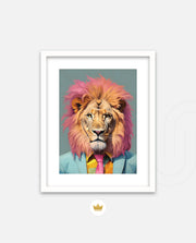 Pastel King Portrait