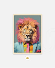 Pastel King Portrait